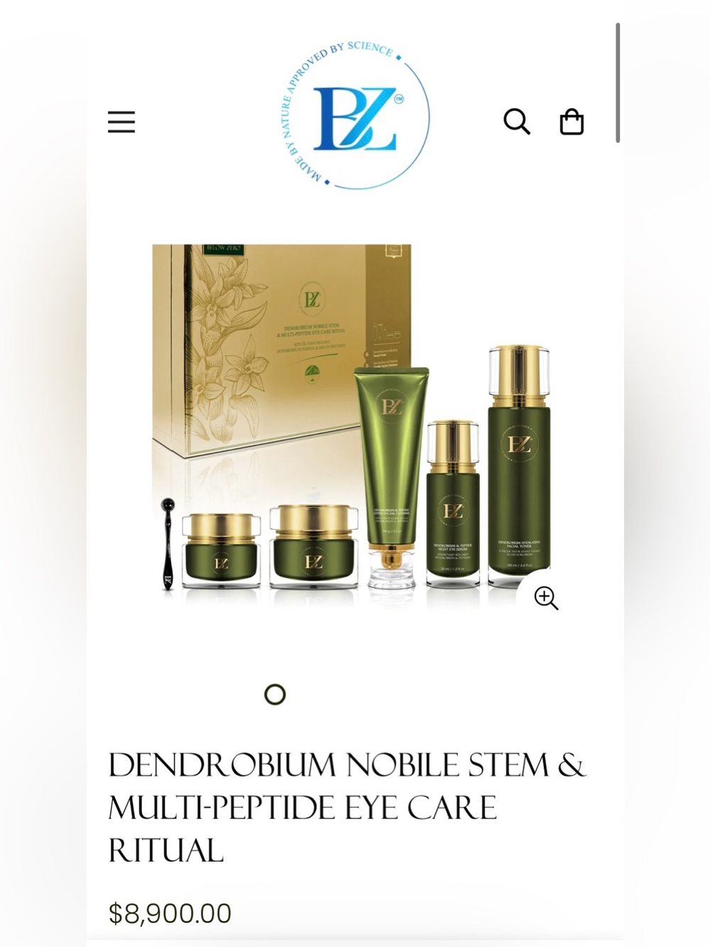Dendrobium Nobile Stem Multi-Peptide Eye Care Set - Green